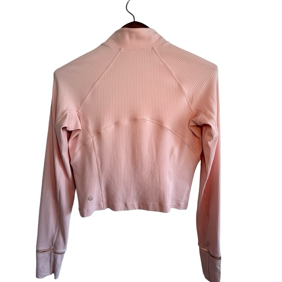 Lululemon It’s Rulu Ribbed Cropped Half Zip - Picture 3 of 13